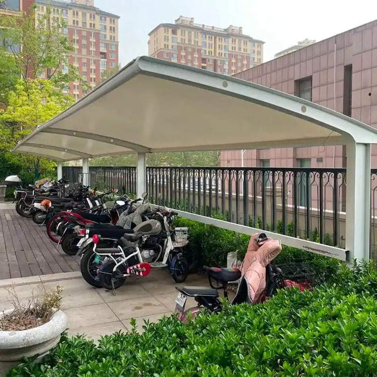 丹凤县膜结构电动车棚